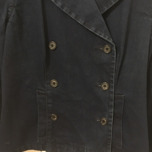 Lauren Jeans Co Denim Double Breasted Jacket - Picture 3 of 8